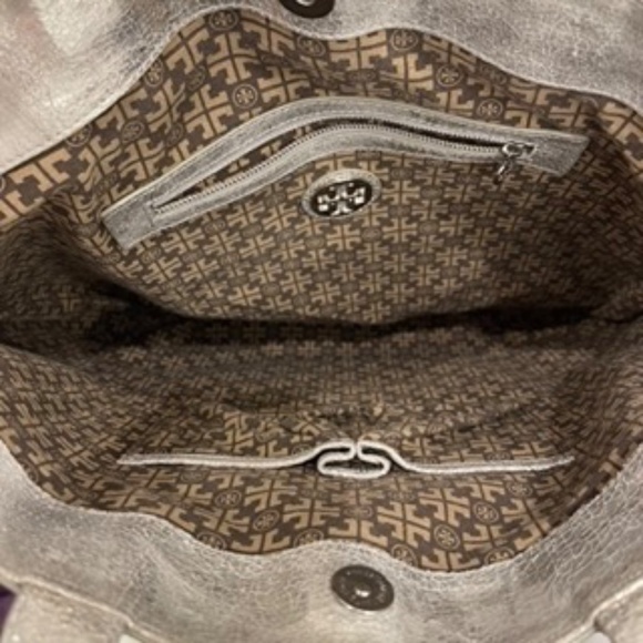 Gold-washed Tory Burch Tote - Picture 4 of 4